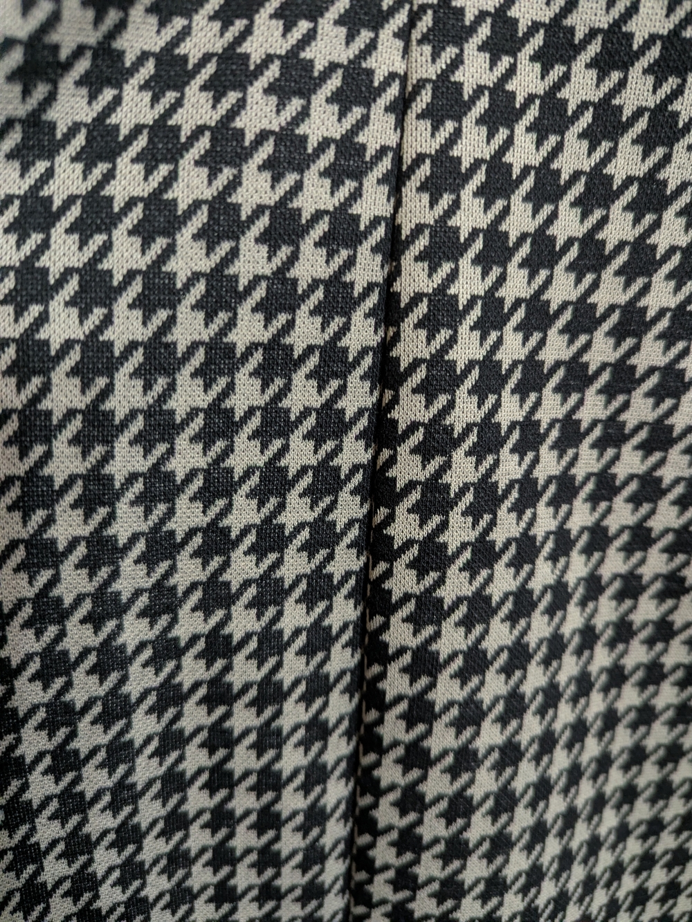 white birch Black and White Houndstooth Pencil Skirt